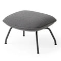 Doze Ottoman, Ocean 80/anthracite Black - Beanbags - Anderssen & Voll - Grey, black - Metal/textile/foam