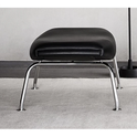 Erik Jørgensen Wegner Ox Ottoman H: 36 cm - Black