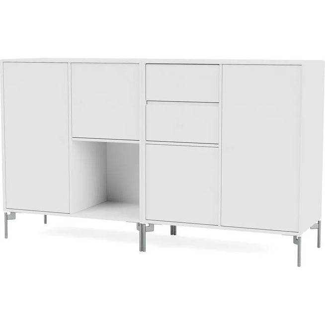 Photo of Couple Sideboard - New White / Matt Chrome Legs - Sideboards - Peter J. Lassen - Vit - Mdf