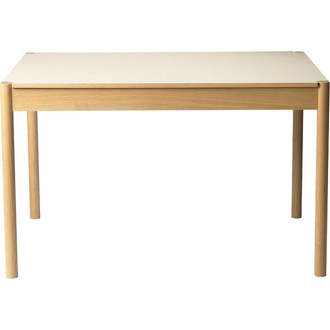 Photo of C44 Reversible Dining Table 120x80 cm - Beige/Black Laminate