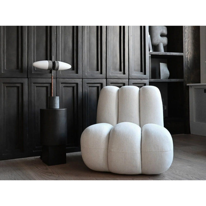 Photo of Toe Lounge Chair Bouclé Off-white