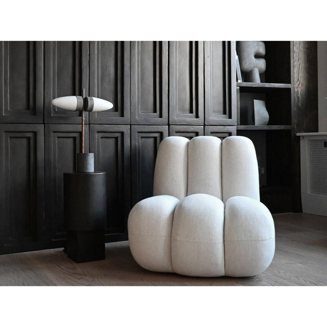 Photo of Toe Lounge Chair Bouclé Off-white