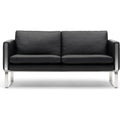 Thumbnail photo of Ch102 Sofa 2 Seater Loke 7150 Leather-Stainless Steel