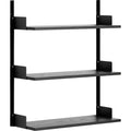 Thumbnail photo of New Works Wall Shelf - Hylde - 90 - Black Ash / Black - H90 X W83.5 X D30.5 Cm