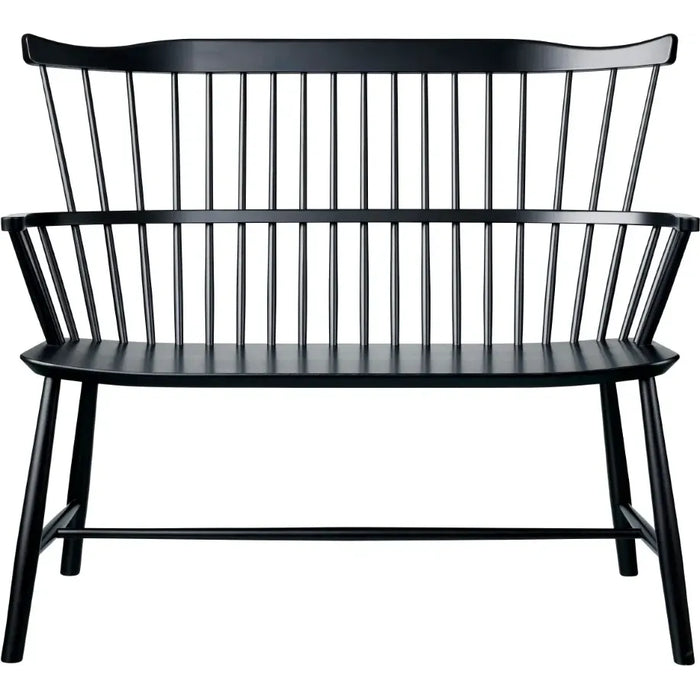Photo of J52d Bench Beech Black Painted