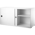 Thumbnail photo of String Cabinets/sliding doors 78x30, White - Shelving - Nils Strinning - White - Mdf/metal