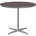 Thumbnail photo of A623 Circular, Ø90 cm, Laminate Grey, 4-Branch Star Base - Dining Table - Arne Jacobsen,piet Hein - Grey - Laminate/Metal