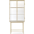 Thumbnail photo of Haze Vitrine - Wired Glass - Skab - Black - W70 X H155 X D32 Cm