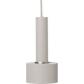 Thumbnail photo of Socket Pendant High H: 17 Cm - Light Grey