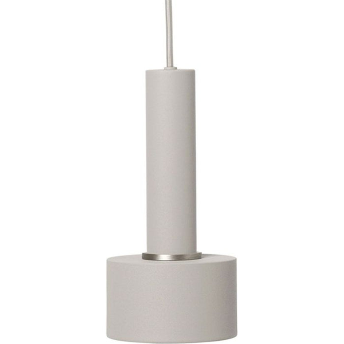 Photo of Socket Pendant High H: 17 Cm - Light Grey