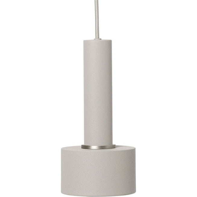 Photo of Socket Pendant High H: 17 Cm - Light Grey