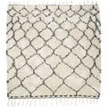 Thumbnail photo of Zena Rug 180x180 cm Cotton White and Black