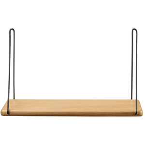 Photo of B145 Shelf W/brackets Shelf 20x45 Cm Oak