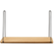B145 Shelf W/brackets Shelf 20x45 Cm Oak
