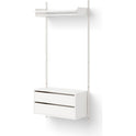 New Works Wardrobe Shelf Cabinet W. Drawers - Reolsystem
