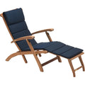 Barriere Deck Chair Cushion Outdoor Textile/marine - Dynor & Kuddar - Skagerak Design Team - Blå