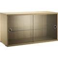 Thumbnail photo of String Cabinet/Display Case Oak - Wall Shelves - Nils Strinning - Wood Coloured - Glass/Wood