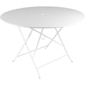 Thumbnail photo of Bistro Table Ø 117 Cm, Cotton White - Matbord Utomhus - Vit - Metall