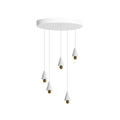 Thumbnail photo of Pendant System Round Plate White - Klusterlampor - Daniel Emma - Vit