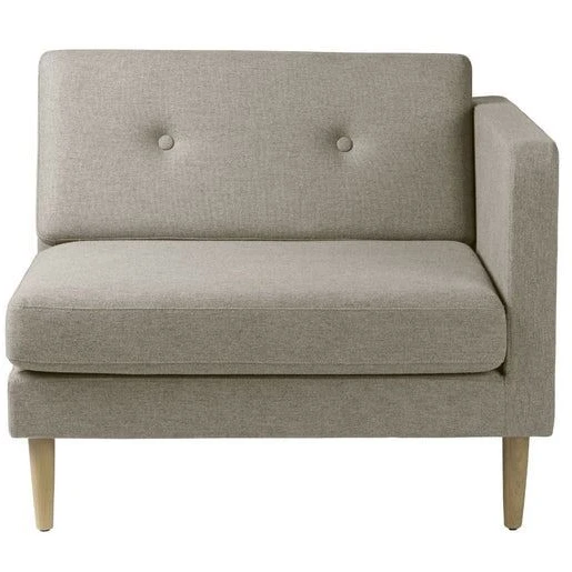 Photo of L42 Firhøj Right Sofa Module B: 92 cm - Beige