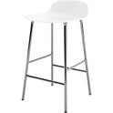 Form Bar Stool 65 Cm Chrome