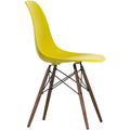 Eames Plastic Chair Dsw - 34 Mustard/dark Maple - Matstolar - Charles & Ray Eames - Gul - Metall/trä/plast