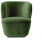 Stay Lounge Chair, Plinth Base, Returning Swivel