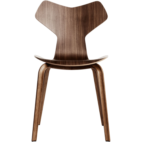 Photo of 4130 Grand Prix - Walnut veneer - Arne Jacobsen - Wood-coloured - Metal/wood