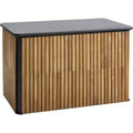 Thumbnail photo of Combine Cushion Box - Cushion Box - Teak w. Lava Grey Aluminium