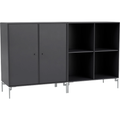 Thumbnail photo of Pair Classic Sideboard - Matt Chrome Legs