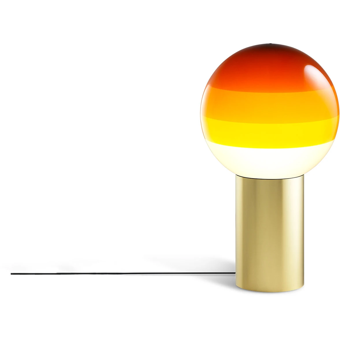 Dipping Light - Amber - Bordslampor - Jordi Canudas - Guld