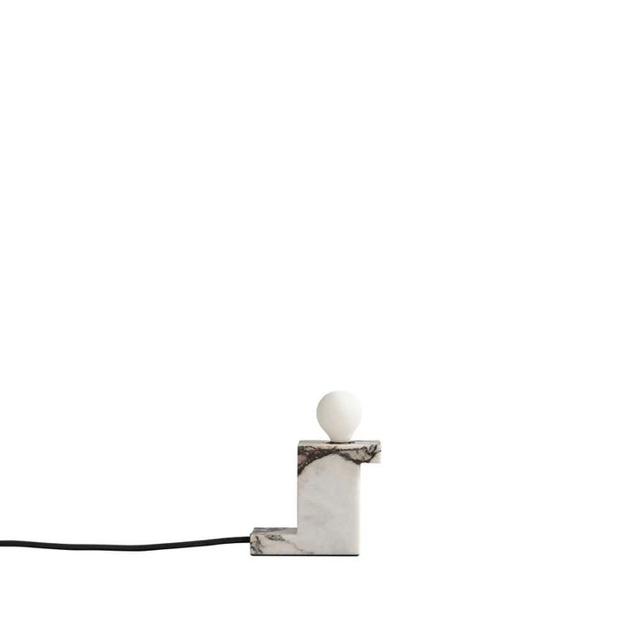 Photo of Brick Table Lamp Tall Calacatta