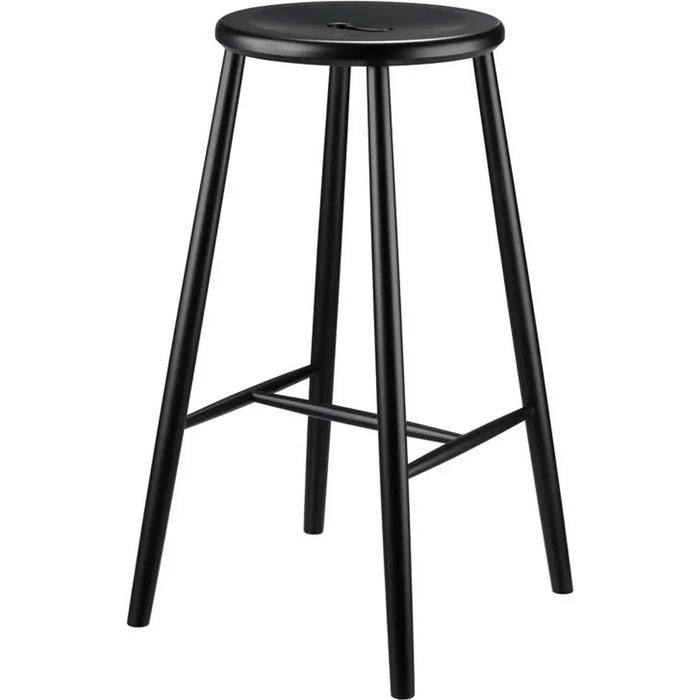 Photo of J27b Bar Stool Beech Black Painted