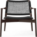 Thumbnail photo of Vipp488 Cabin Loungefåtölj Dark Oak-black Leather