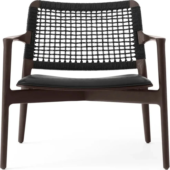 Photo of Vipp488 Cabin Loungefåtölj Dark Oak-black Leather