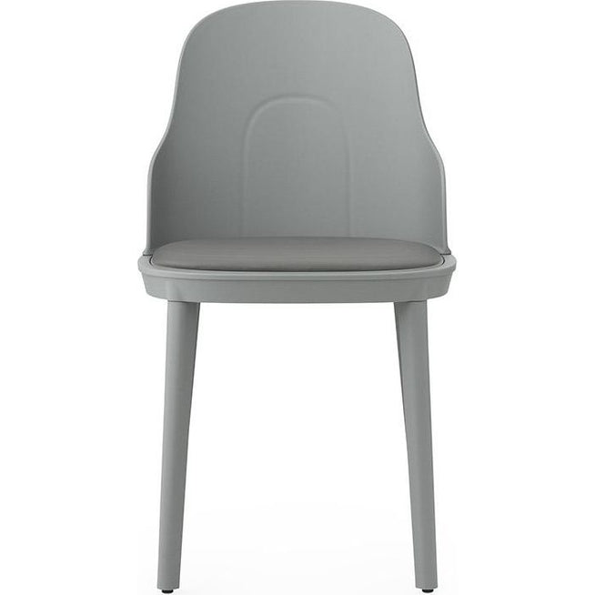 Photo of Allez Stol Polstret Ultra Leather - Spisebordsstol - Grå - H: 79 X L: 45 X D: 50 X Sh: 45,5 Cm