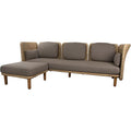 Arch 3-pers. Sofa - M. Lav Arm/ryglæn&chaiselong
