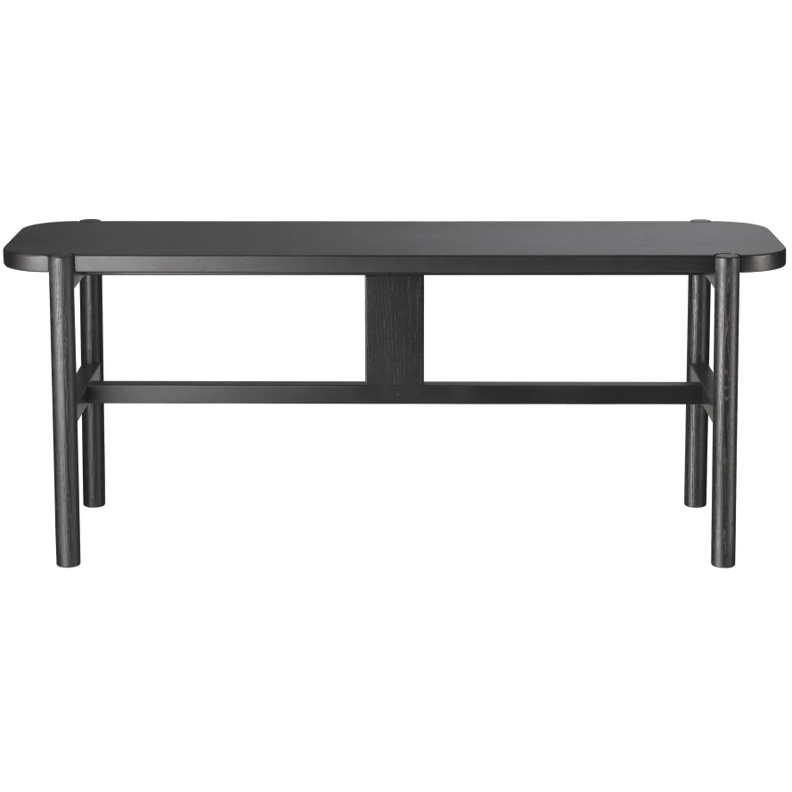 J177 Havneholmen Bench Nordic Swan Ecolabel Emil Holck Reimert L: 110 cm - Oak/black