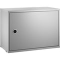 Thumbnail photo of String Cabinet with Door 58 x 30 x 42 cm, 1-P, Grey - Storage Cabinet - Grey - Mdf