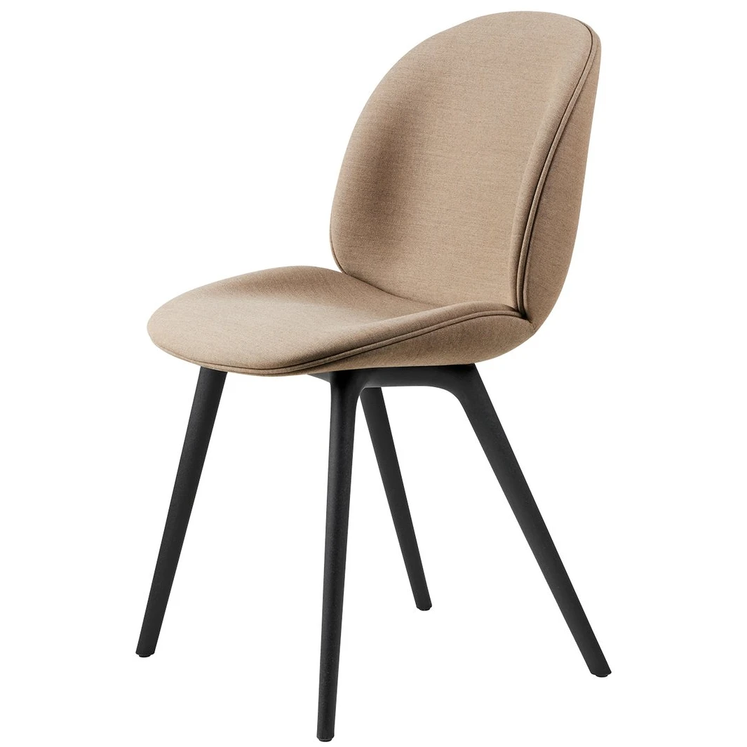 Beetle Dining Chair Plastic Base - Fully Upholstered