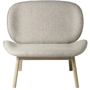 Photo of L32 Suru lounge chair H: 82 cm - oak/dark beige heather