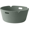 Thumbnail photo of Restore Round Basket, Dusty Green - Small Storage - Mika Tolvanen - Green