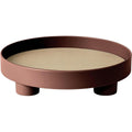 Thumbnail photo of Platform Tray Dark Red - Serving trays - Kim Colin,sam Hecht - Wood/plastic