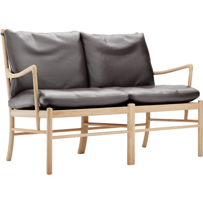 Photo of Carl Hansen - O149-2 - Colonial Sofa, Olzad One, Ledergrip B Thor - 306 - Tour - Ole Owenser - Bruno