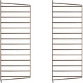 Thumbnail photo of String Wall Rack 75 x 30 cm, Brown, 2-pack - Shelving - Nils Strinning - Brown - Metal