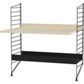 Thumbnail photo of String Headboard 85, Black, 2-pack - Shelving - Nils Strinning - Black - Metal