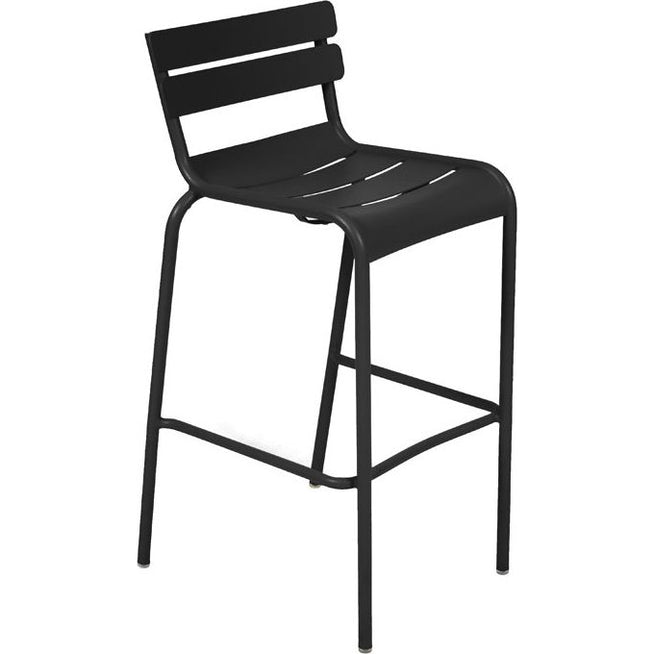 Photo of Luxembourg Bar Chair Liquorice 42 - Barstolar & Barpallar - Frédéric Sofia - Svart - Metal