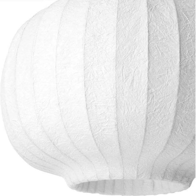 Photo of 586 Hanging Lamp Dark Oak/White
