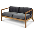 Thumbnail photo of Virkelyst Sofa, Teak, Fossflakes Padding, Outdoor Textile /