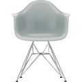 Eames Plastic Armchair Dar - 24 Light Grey - Chrome Base - Matstolar - Charles & Ray Eames - Grå - Metall/plast